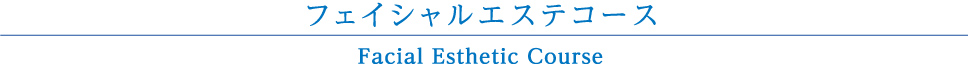 フェイシャルエステコース