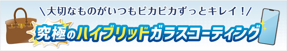 ハイブリッドガラスコーティング